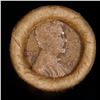 Image 2 : Mixed small cents 1c orig shotgun roll, 1917-s Wheat Cent, 1890 Indian Cent other end, Brinks Wrappe