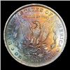Image 3 : 1884-o Morgan Dollar Monster Rainbow Toned $1 Graded ms64 BY SEGS