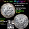 ***Auction Highlight*** 1890-cc Morgan Dollar Vam-4 Tailbar TOP 100 WOW! $1 Graded ms65 BY SEGS (fc)