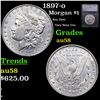 1897-o Morgan Dollar $1 Graded au58 BY SEGS