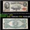 1917 $2 Large Size Legal Tender Note FR-59 Thomas Jefferson Grades vf+