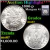***Auction Highlight*** 1896-p Morgan Dollar $1 Graded ms67 BY SEGS (fc)