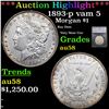 ***Auction Highlight*** 1893-p Morgan Dollar vam 5 $1 Graded au58 By SEGS (fc)