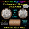 ***Auction Highlight*** 1879 & CC Uncirculated Morgan Dollar Shotgun Roll (fc)