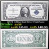 1957B $1 Blue Seal Silver Certificate Grades Choice AU/BU Slider