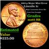 Image 1 : 1962-p Lincoln Cent Major Mint Error 1c Grades GEM Unc RB