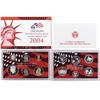 Image 1 : 2004 United States Silver Proof Set - 11 pc set, about 1 1/2 ounces of pure silver.