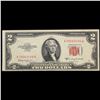 Image 2 : 1953C $2 Red Seal United States Note Key To The Series Grades vf+