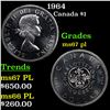 1964 Canada Dollar $1 Grades GEM++ PL