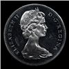 Image 2 : 1965 Small Beads, Pointed 5 Canada Dollar $1 Grades GEM++ DMPL