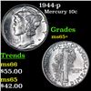 Image 1 : 1944-p Mercury Dime 10c Grades GEM+ Unc