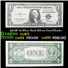 Image 1 : 1935F $1 Blue Seal Silver Certificate Grades Select CU