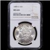 Image 4 : NGC 1885-o Morgan Dollar $1 Graded ms64+ By NGC