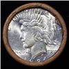 Image 2 : ***Auction Highlight*** Full solid date 1924-p Uncirculated Peace silver dollar roll, 20 coins (fc)