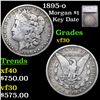 Image 1 : 1895-o Morgan Dollar $1 Graded vf30 By SEGS