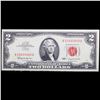 Image 2 : 1963 $2 Red Seal United States Note Grades Select CU