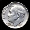 Image 2 : 1957-p Roosevelt Dime Mint Error 10c Grades Choice AU