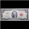 Image 2 : 1963 $2 Red seal United States Note Grades Gem CU