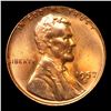 Image 2 : 1957-d Lincoln Cent 1c Grades GEM++ Unc RD