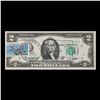 Image 2 : 1976 $2 Federal Reserve Note 1st Day of Issue, with Stamp Grades Gem CU