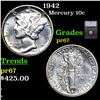 Image 1 : Proof 1942 Mercury Dime 10c Graded pr67 BY SEGS