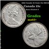 Image 1 : 1966 Canada 25 Cents 25c KM-66 Grades Select+ Unc