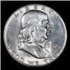 Image 2 : 1957-d Franklin Half Dollar 50c Grades Select Unc FBL