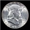 Image 2 : 1952-s Franklin Half Dollar 50c Grades Choice Unc