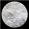 Image 2 : 1856 Three Cent Silver 3cs Grades xf details