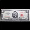 Image 2 : 1963 $2 Red seal United States Note Grades Gem CU