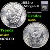 Image 1 : 1882-o Morgan Dollar $1 Graded ms65 By SEGS