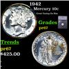 Image 1 : Proof 1942 Mercury Dime 10c Graded pr67 By SEGS