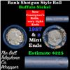 Image 1 : Buffalo Nickel Shotgun Roll in Old Bank Style 'Bell Telephone'  Wrapper 1927 & s Mint Ends