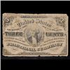 Image 2 : 1865 US Fractional Currency 3c Third Issue Fr-1226 Washingon Light Background Grades f, fine