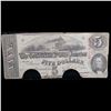 Image 2 : April 6, 1863 $5 Confederate States of America (C.S.A.) Note, T-60 Grades vf+