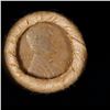 Image 2 : Mixed small cents 1c orig shotgun roll, 1919-s Wheat Cent, 1889 Indian Cent other end, Brandt Wrappe