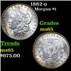 Image 1 : 1882-o Morgan Dollar $1 Grades Gem Unc