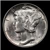 Image 2 : 1944-p Mercury Dime 10c Grades Choice+ Unc