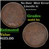 Image 1 : No Date  Lincoln Cent Mint Error 1c Grades Select Unc BN