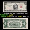 Image 1 : 1953B $2 Red Seal United States Note Grades Gem CU