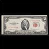 Image 2 : 1953B $2 Red Seal United States Note Grades Gem CU