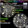 Image 1 : Proof ***Auction Highlight*** 1899 Morgan Dollar $1 Graded pr64 By SEGS (fc)