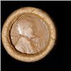 Image 2 : Mixed small cents 1c orig shotgun roll, 1918-d Wheat Cent, 1889 Indian Cent other end, Brandt Wrappe