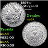 Image 1 : 1897-o Morgan Dollar $1 Grades Choice AU