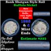 Image 1 : Buffalo Nickel Shotgun Roll in Old Bank Style 'Bell Telephone'  Wrapper 1925 & d Mint Ends