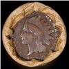 Image 3 : Mixed small cents 1c orig shotgun roll, 1919-s Wheat Cent, 1889 Indian Cent other end, Brandt Wrappe