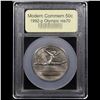 Image 2 : 1992-p Olympics Modern Commem Half Dollar 50c Graded ms70, Perfection BY USCG