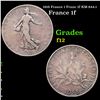 Image 1 : 1918 France 1 Franc 1f KM-844.1 Grades f, fine