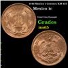 Image 1 : 1946 Mexico 1 Centavo KM-415 Grades GEM Unc