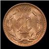 Image 2 : 1946 Mexico 1 Centavo KM-415 Grades GEM Unc